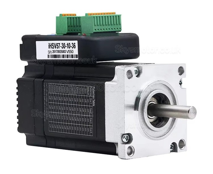 Nema 23 Integrated AC Servo Motor JMC iHSV57-30-10-36 100W 36V 0.29N.m 3.5A 3 Phase 3000RPM